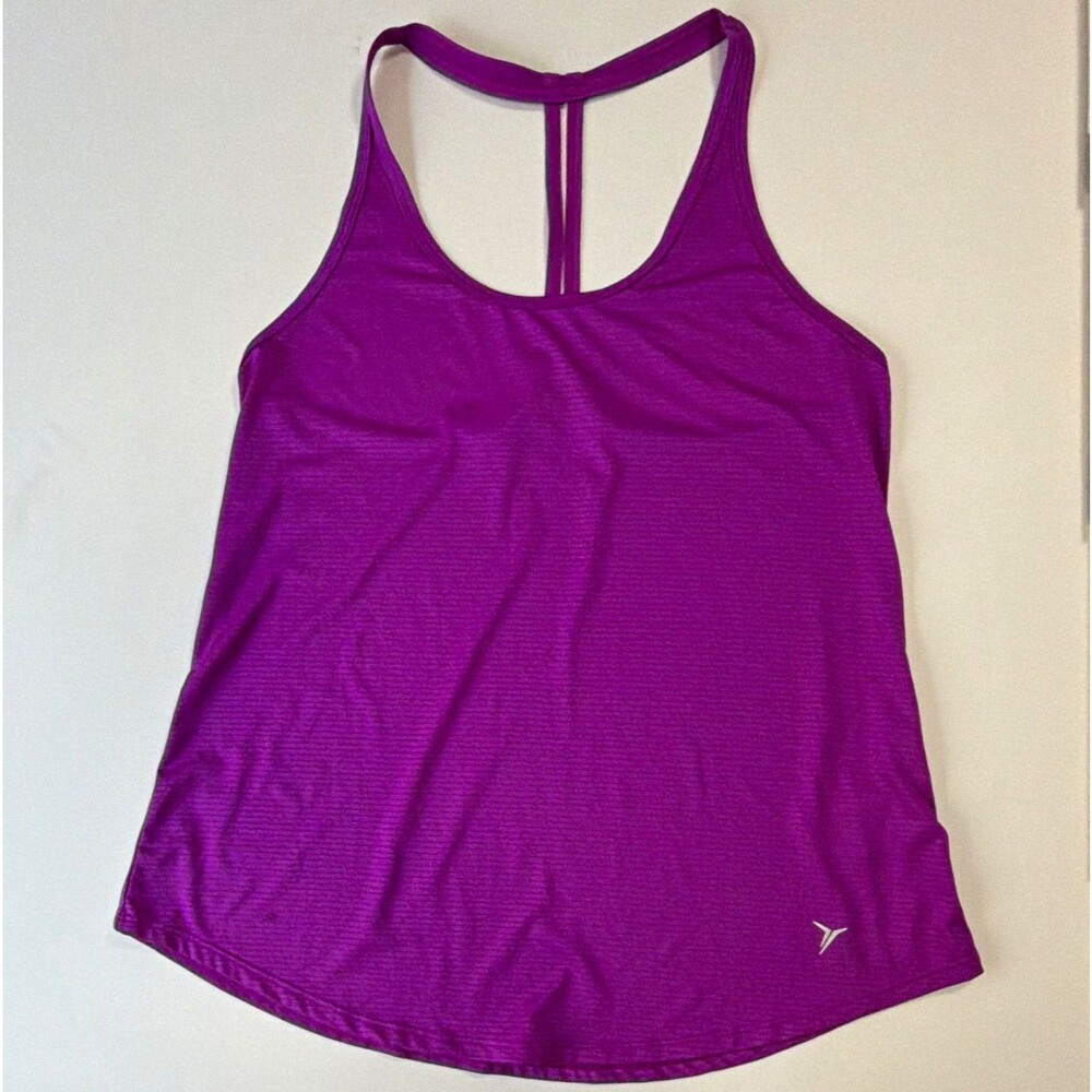 Old Navy Active GO-DRY Tank Top Women’s M Purple Scoop Neck